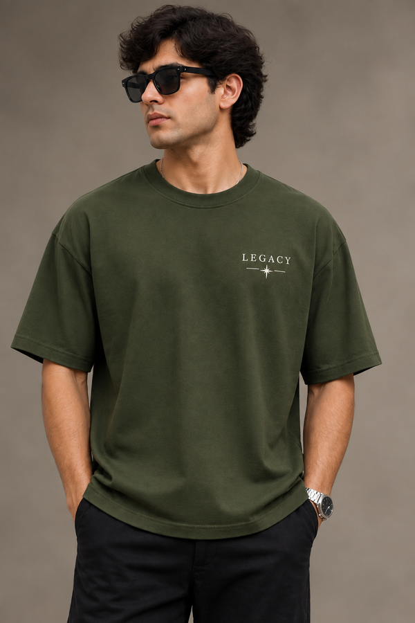 Heritage Club T-Shirt – Olive Green