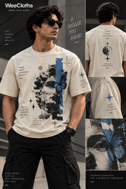 WeeCloths Purple Muse fitted graphic T-shirt detail