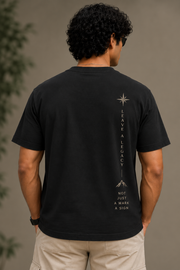 WeeCloths Legacy Built on Values charcoal T-shirt back view