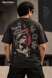WeeCloths Gen Z streetwear graphic T-shirt back view