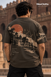 WeeCloths Indian Heritage Wrap T-shirt back view